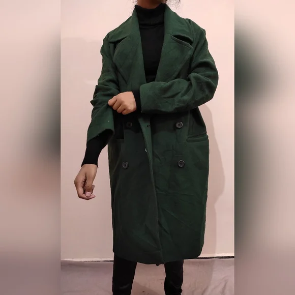 Dark green Overcoat - Picture 6 of 12